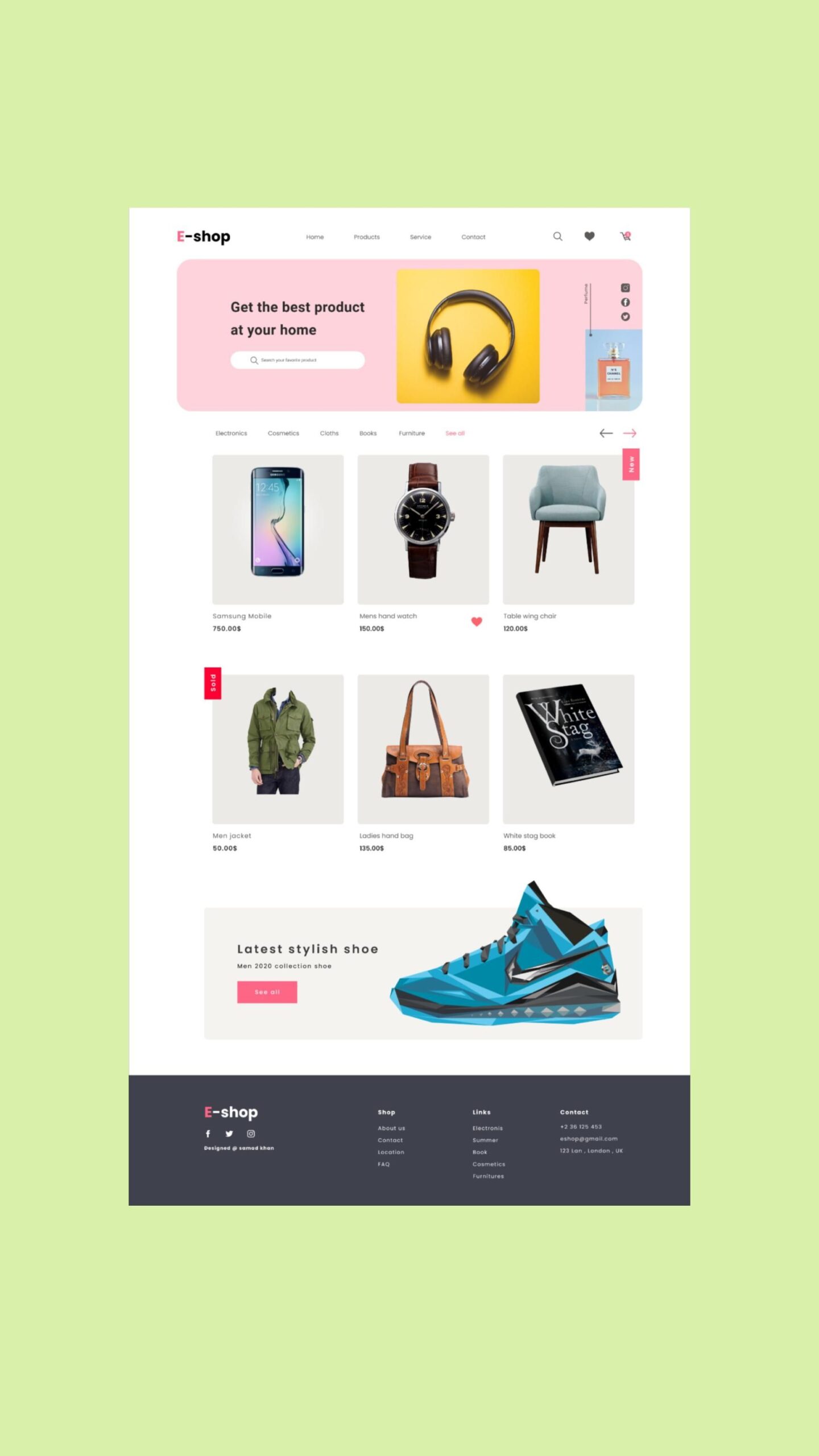 2023 best eCommerce landing page design for you #design #art
