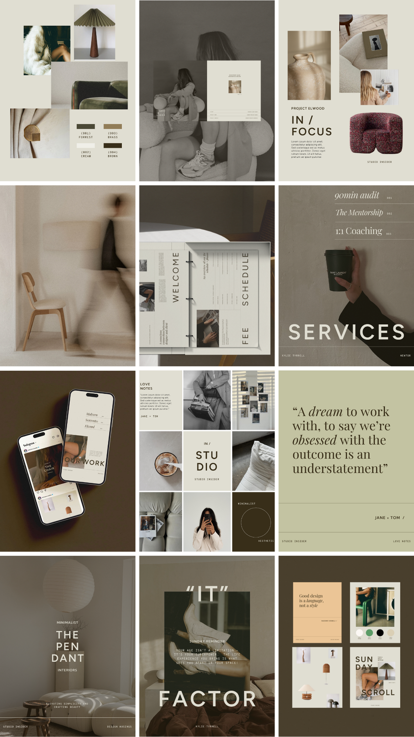 🏡 FREE Canva Templates for Interior Designers to Elevate Your Projects! 🎨