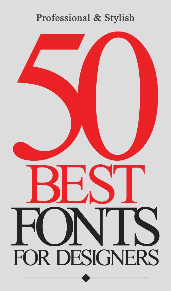 50 Best Stylish Fonts For Graphic Designers | | Graphic Design Junction