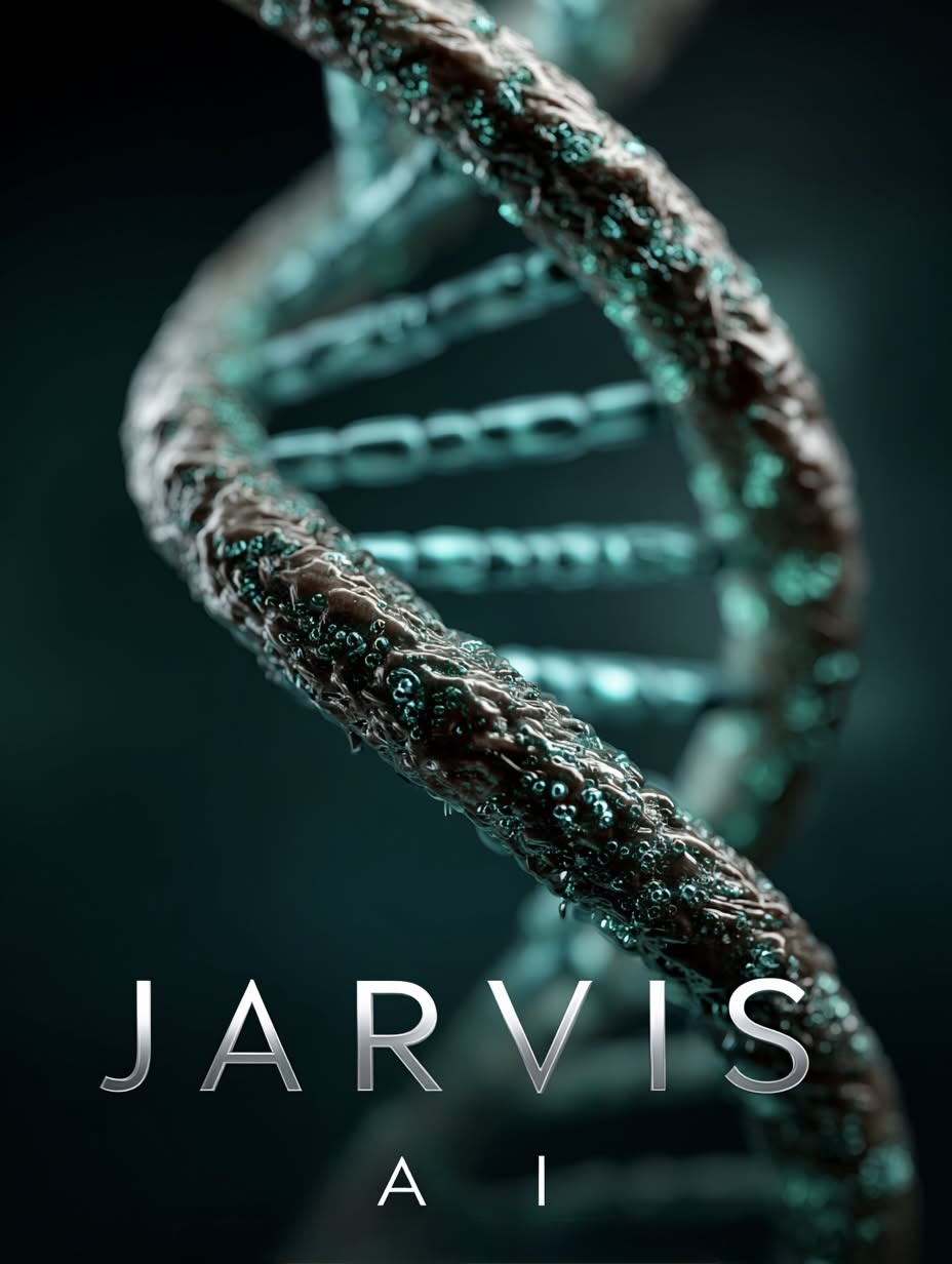 AI Generated DNA Art | Bioluminescent 3D Render | Neural Network Design 2026