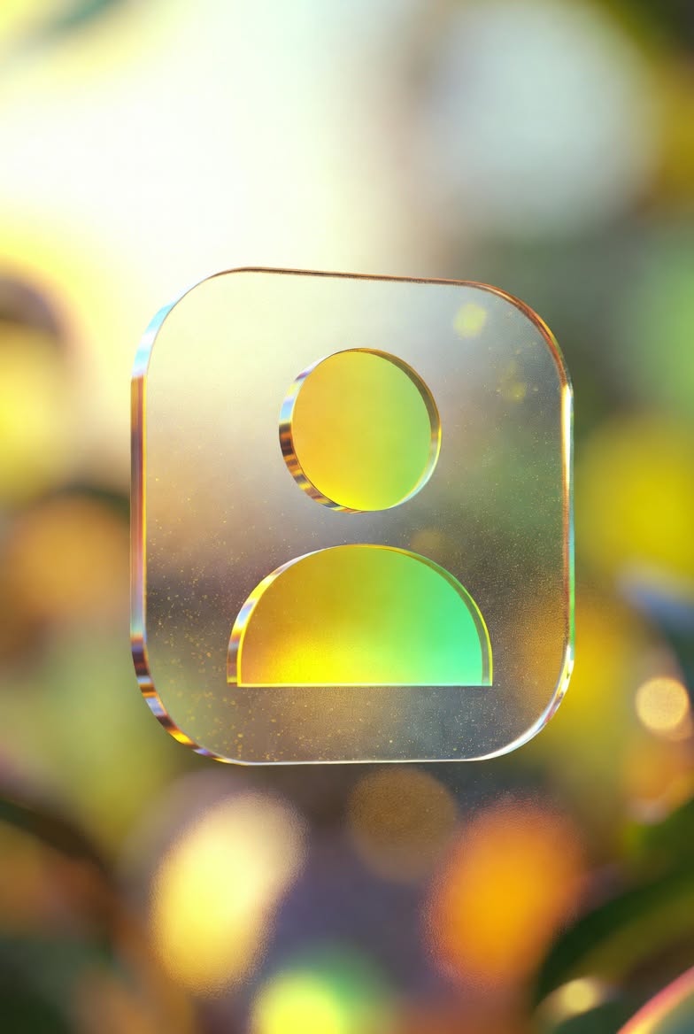 Glassmorphism style image