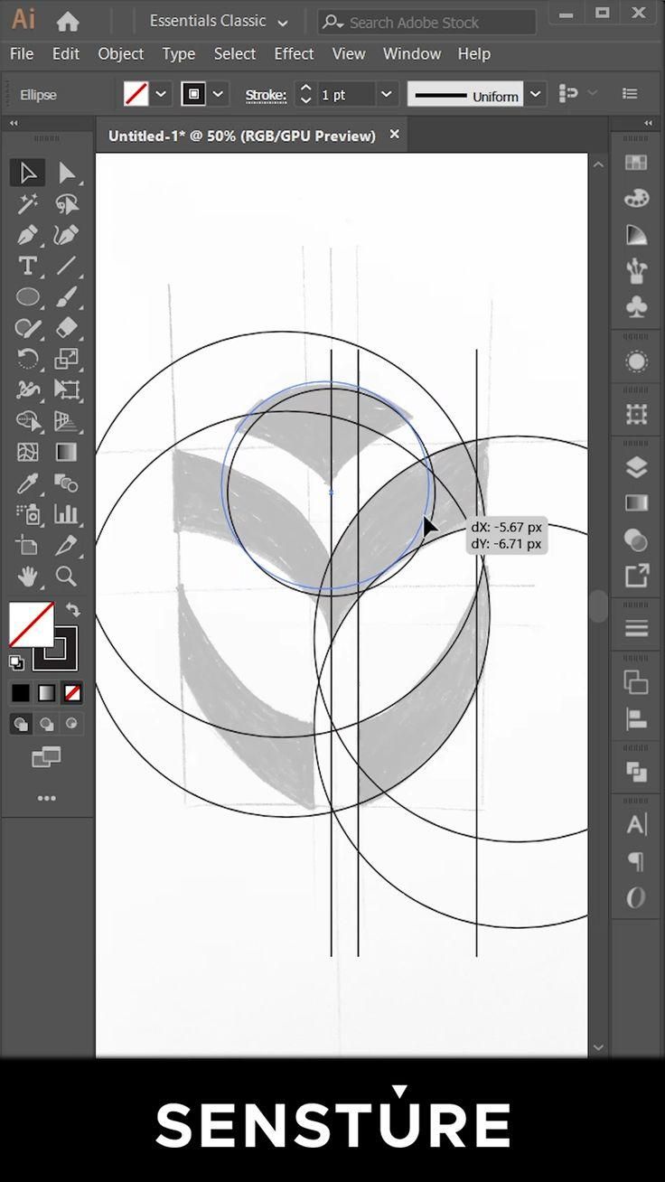 Create a Vector Logo from a Rough Sketch : Adobe Illustrator Tutorial