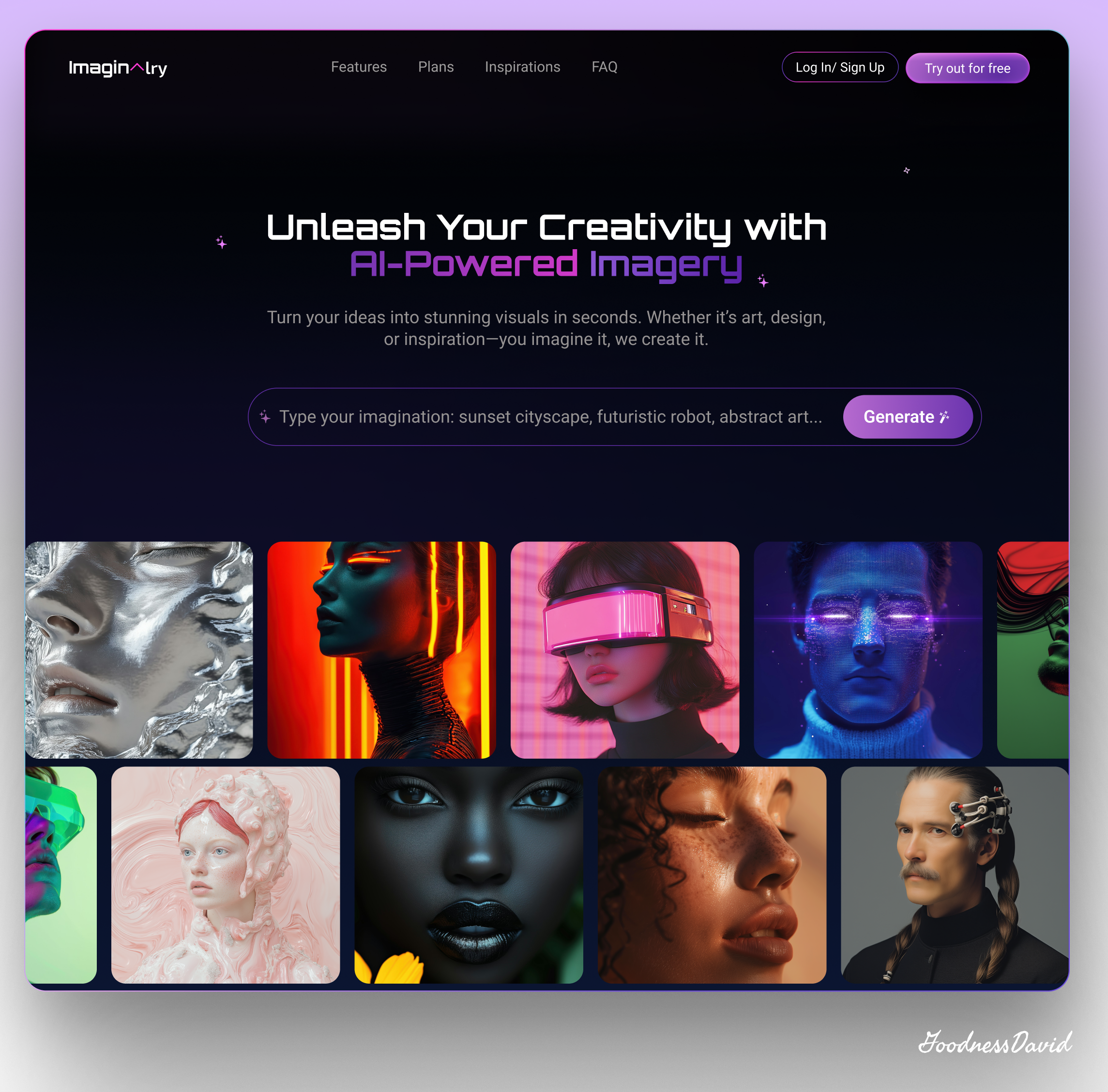 AI-Image Generator[UI – Goodness David