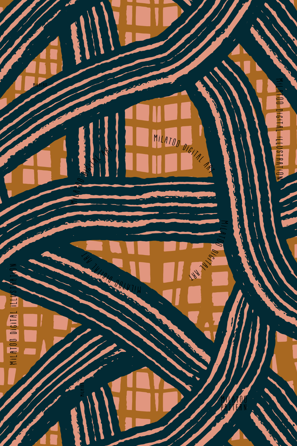 Bold maximalist animal skin – Alligator modern summer vacation navy tan