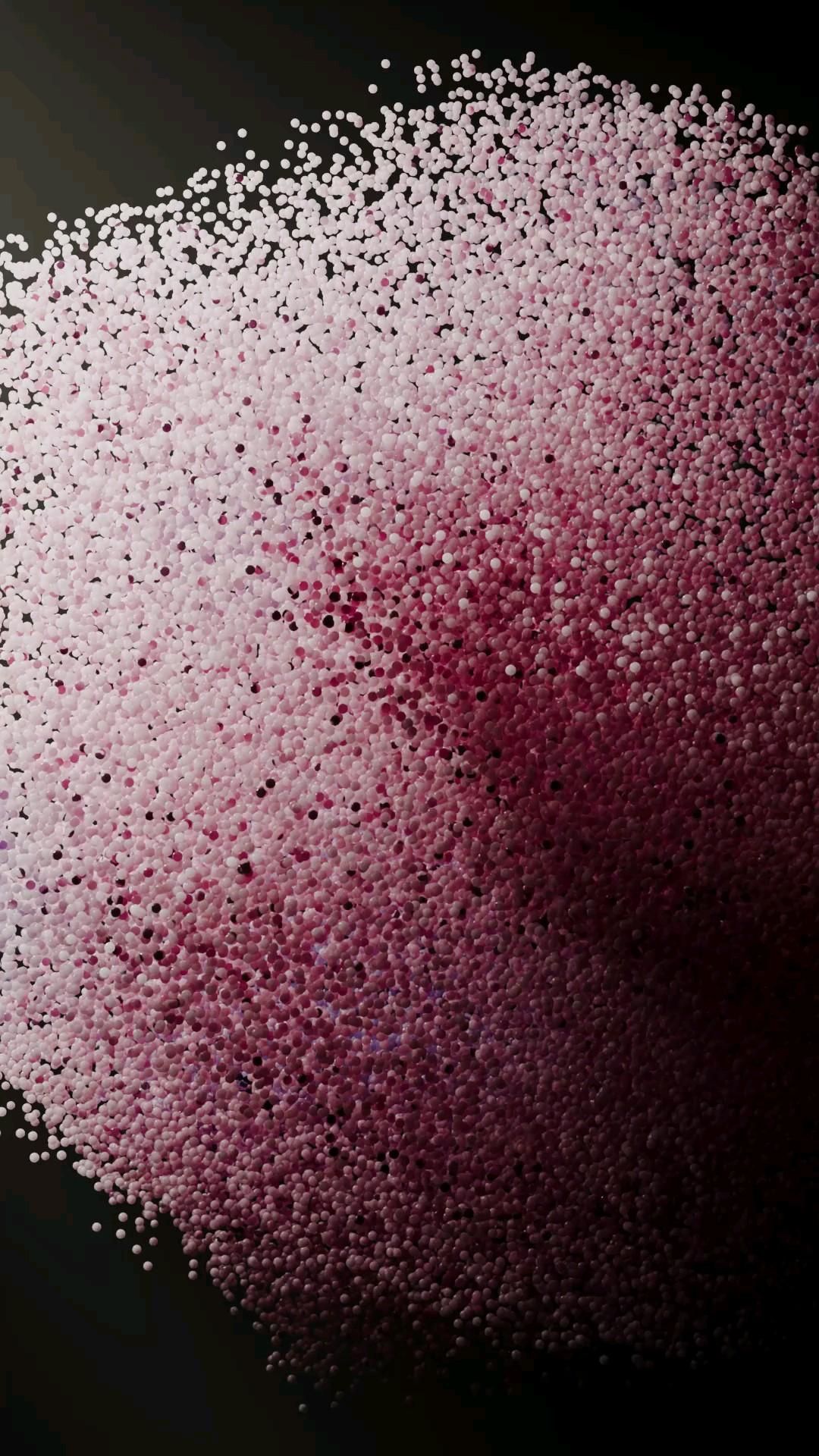 Abstract particle animation