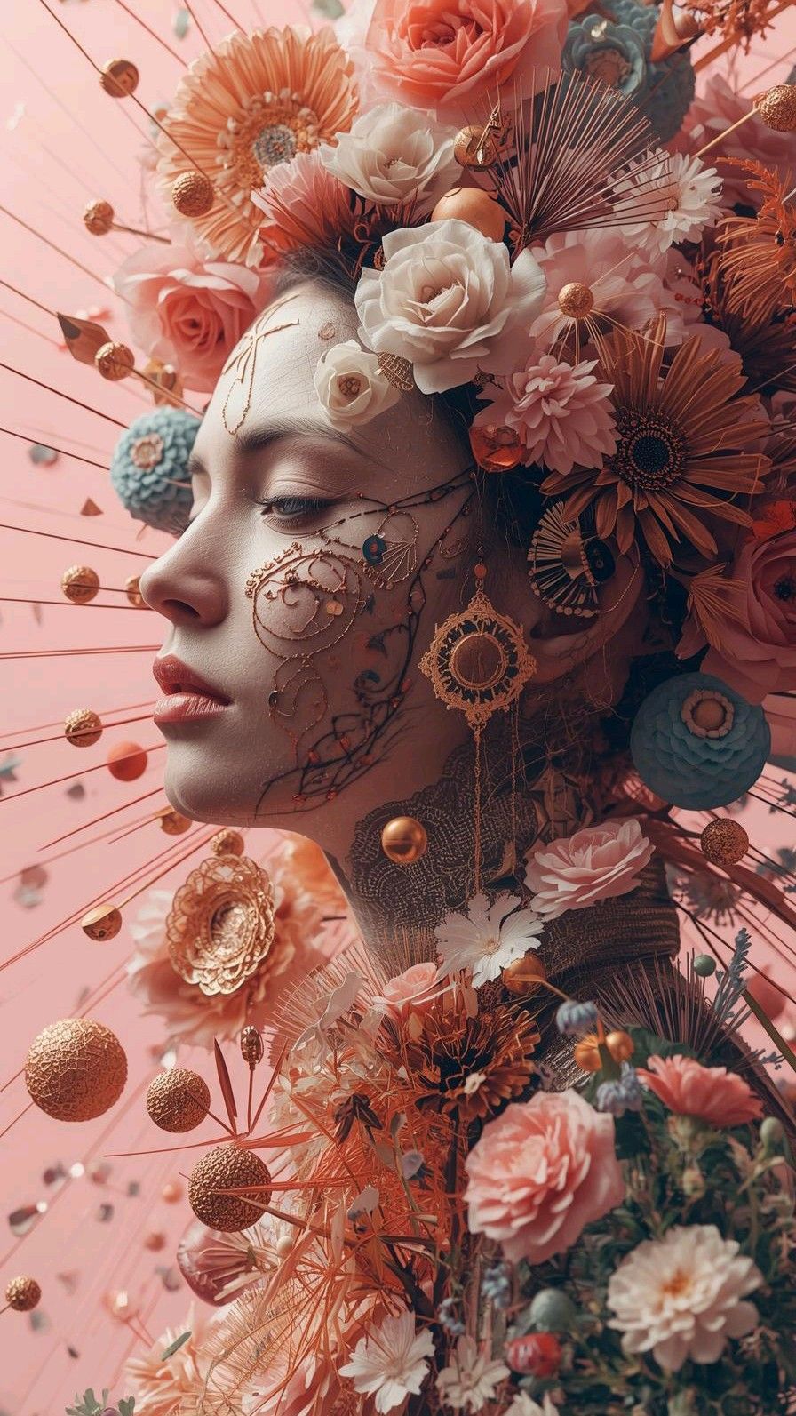 “Stunning Digital Art of a Woman | Creative Inspiration 🎨”