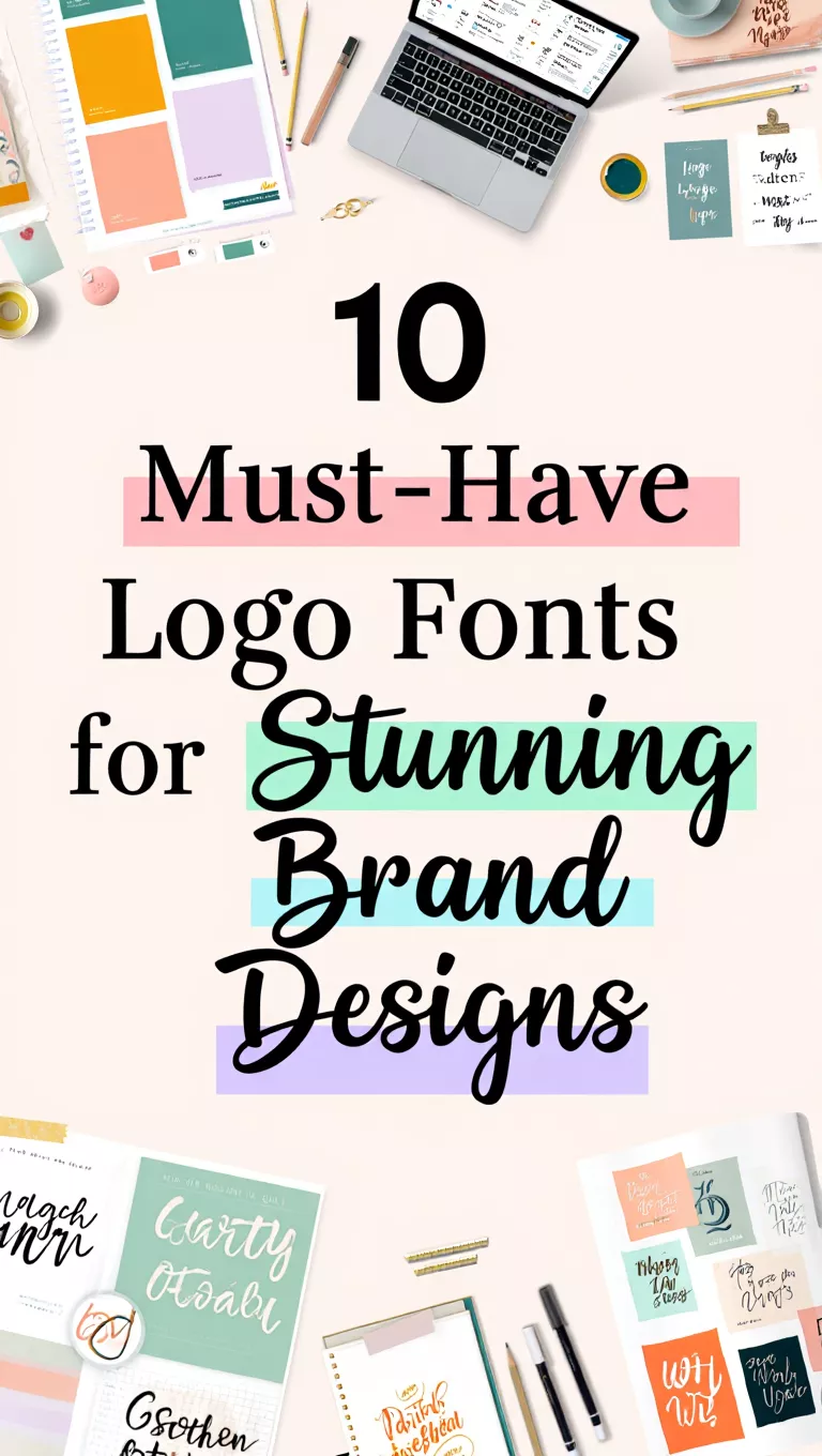 10 Must-Have Logo Fonts for Stunning Brand Designs