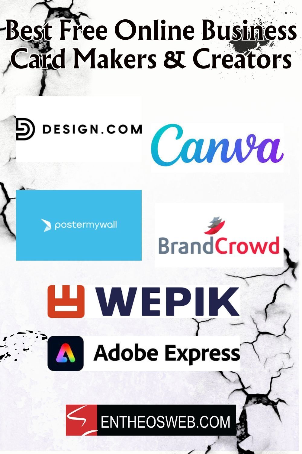 Best Free Online Business Card Makers & Creators | EntheosWeb