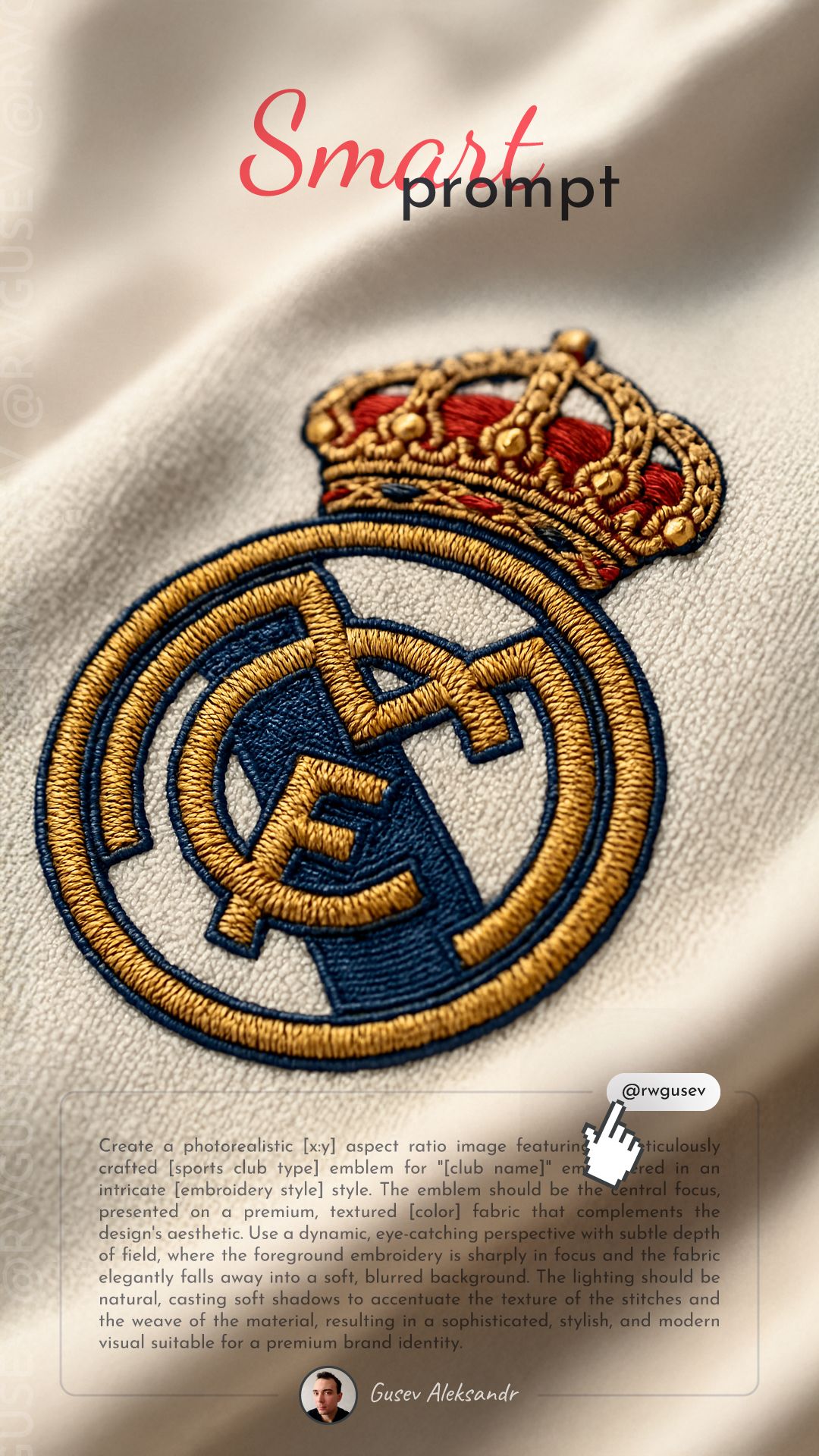 Stitched Emblem Magic | Smart Prompt