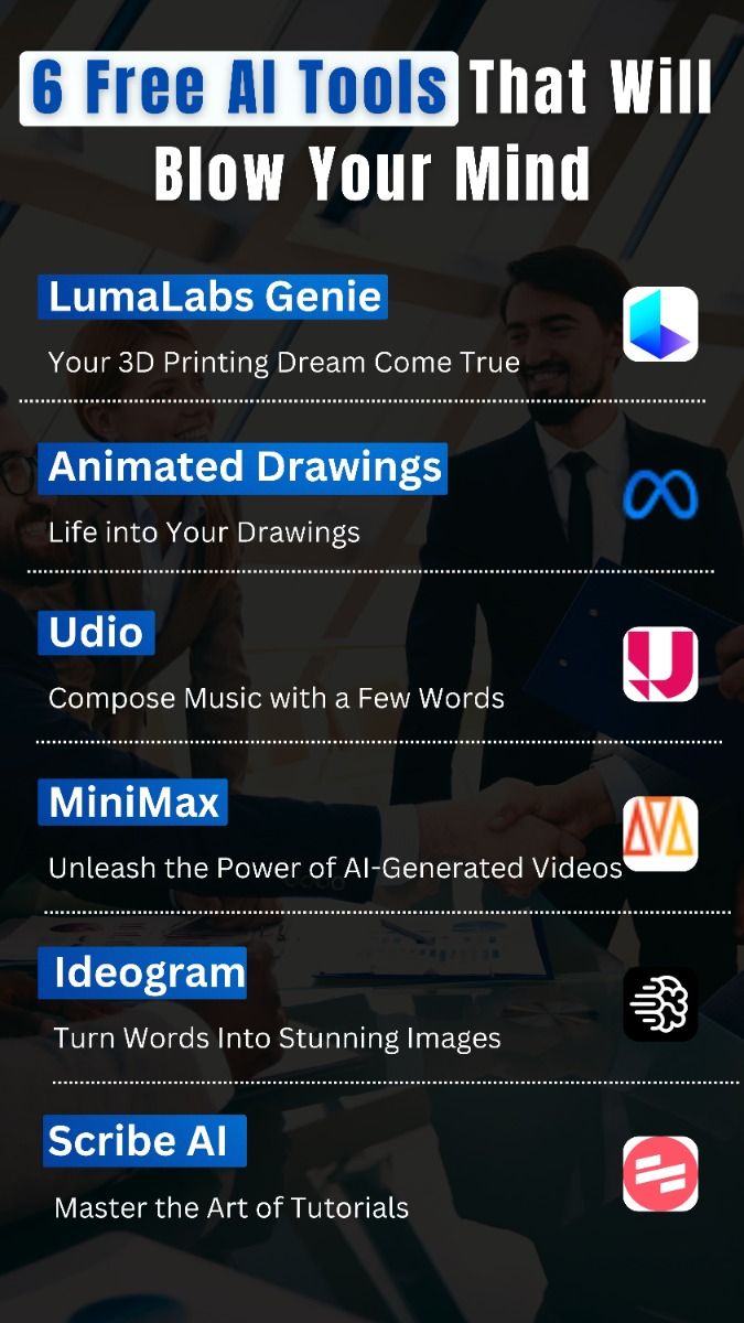 6 Free AI Tools That Will Blow Your Mind