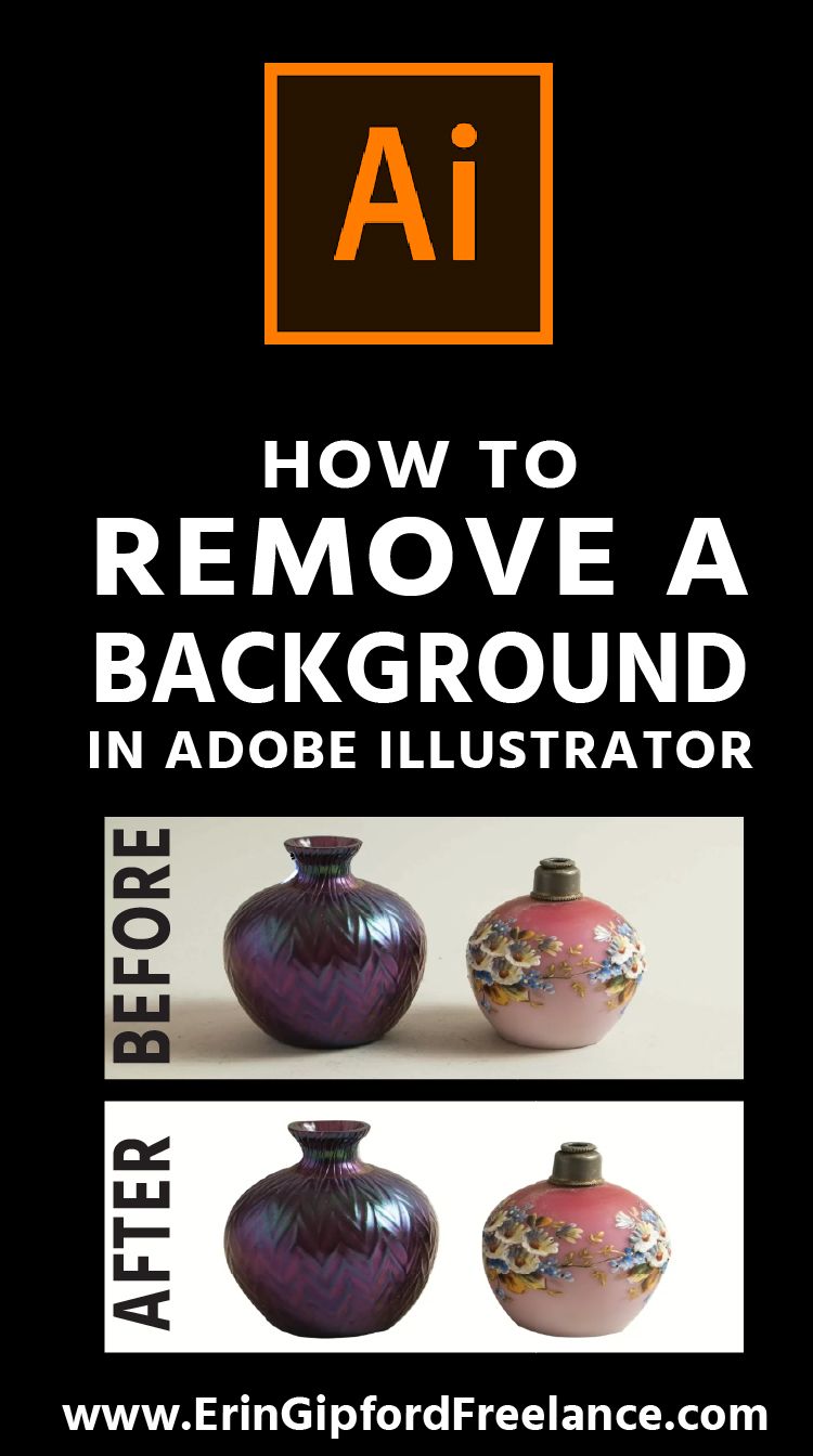 How To Remove The Background of an Image in Adobe Illustrator