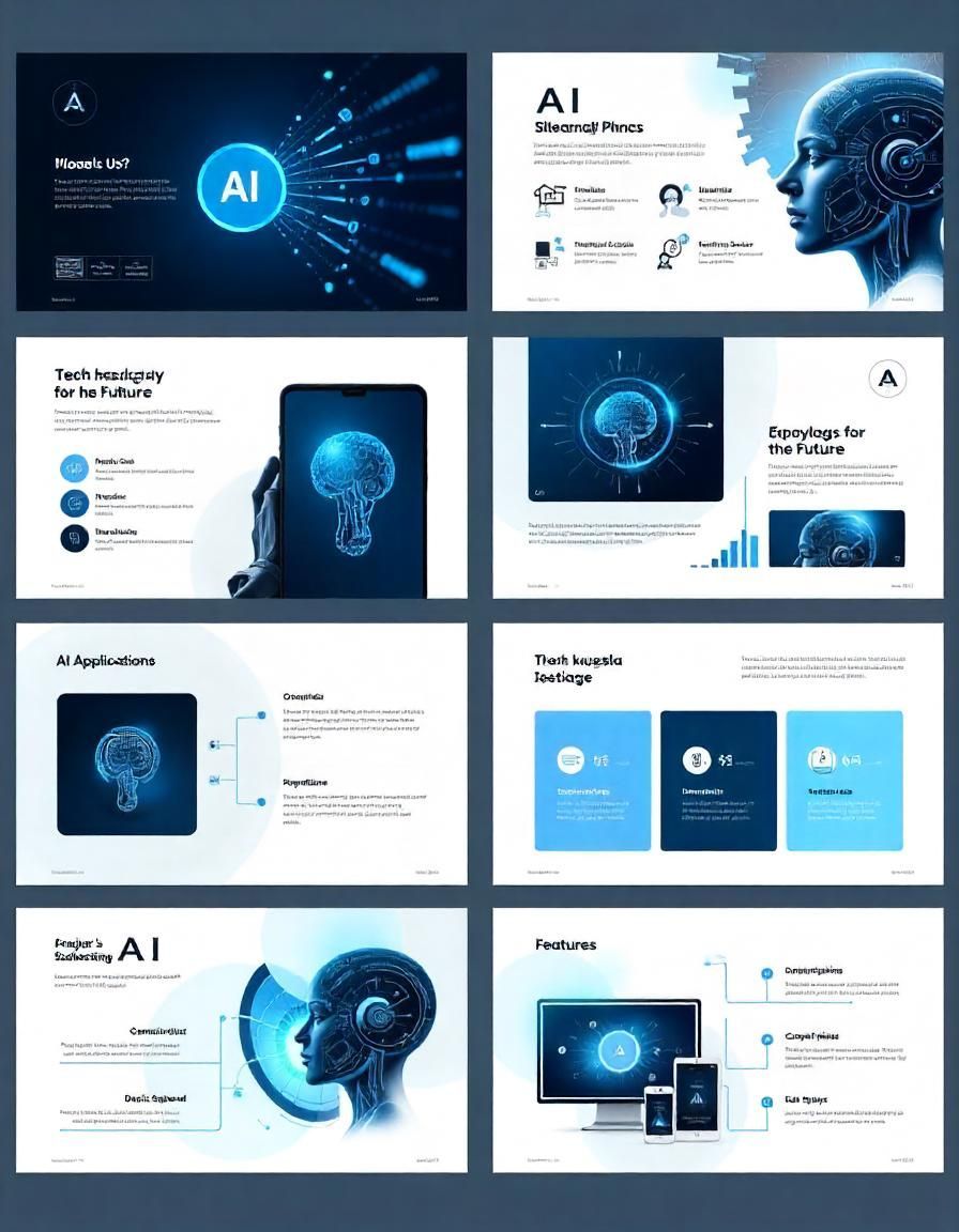 Modern Artificial Intelligence Presentation Template for Tech Innovators