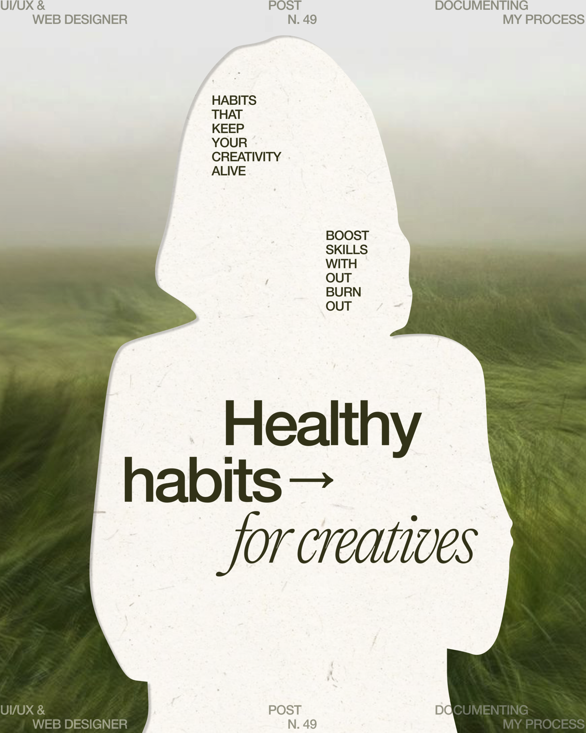 Healthy habits for creatives | UI/UX & Graphic Design