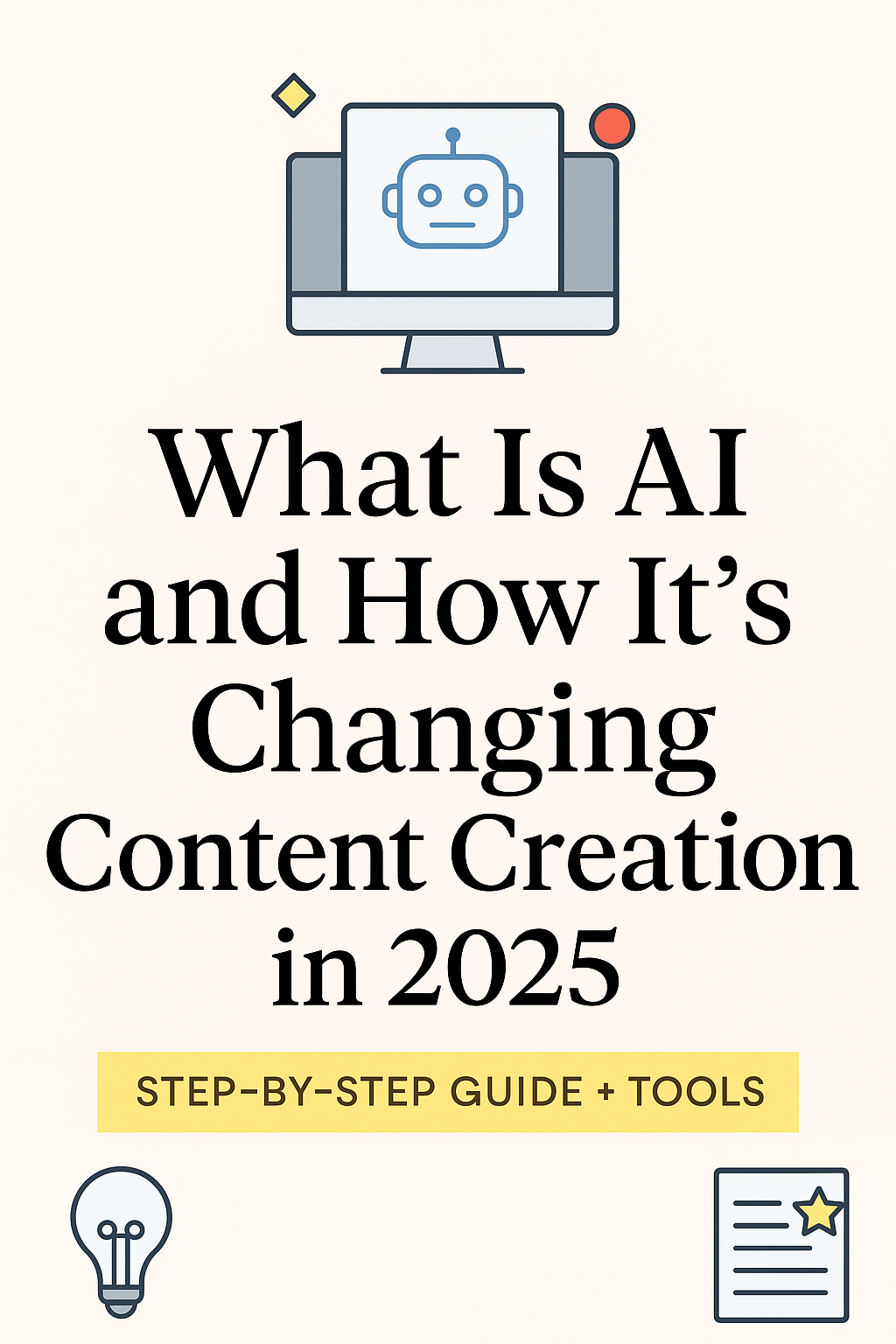 🧠 What Is AI and How It’s Changing Content Creation in 2025