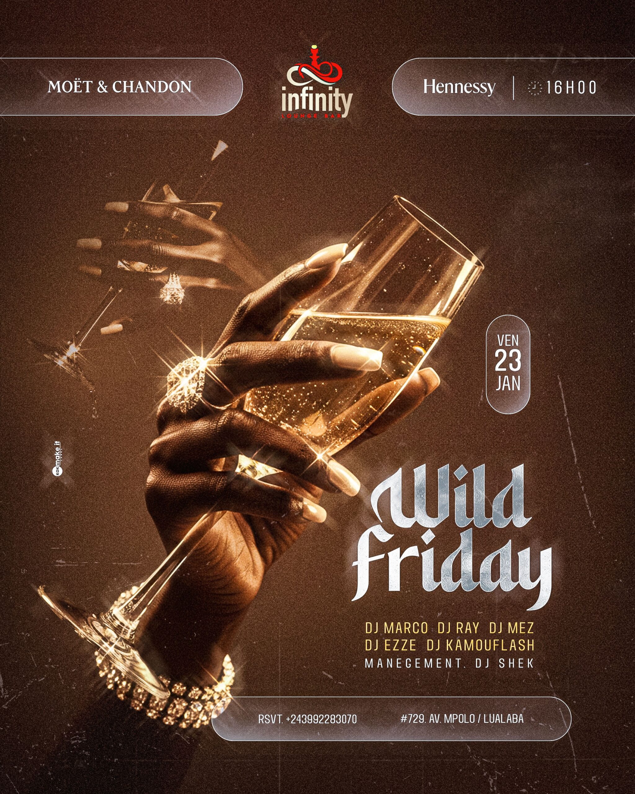 Wild friday New flayer nigth club 2025. Infinity
