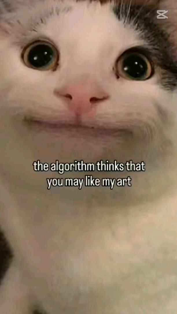 Algorithm thinks that u may like my art😁👉💖👈