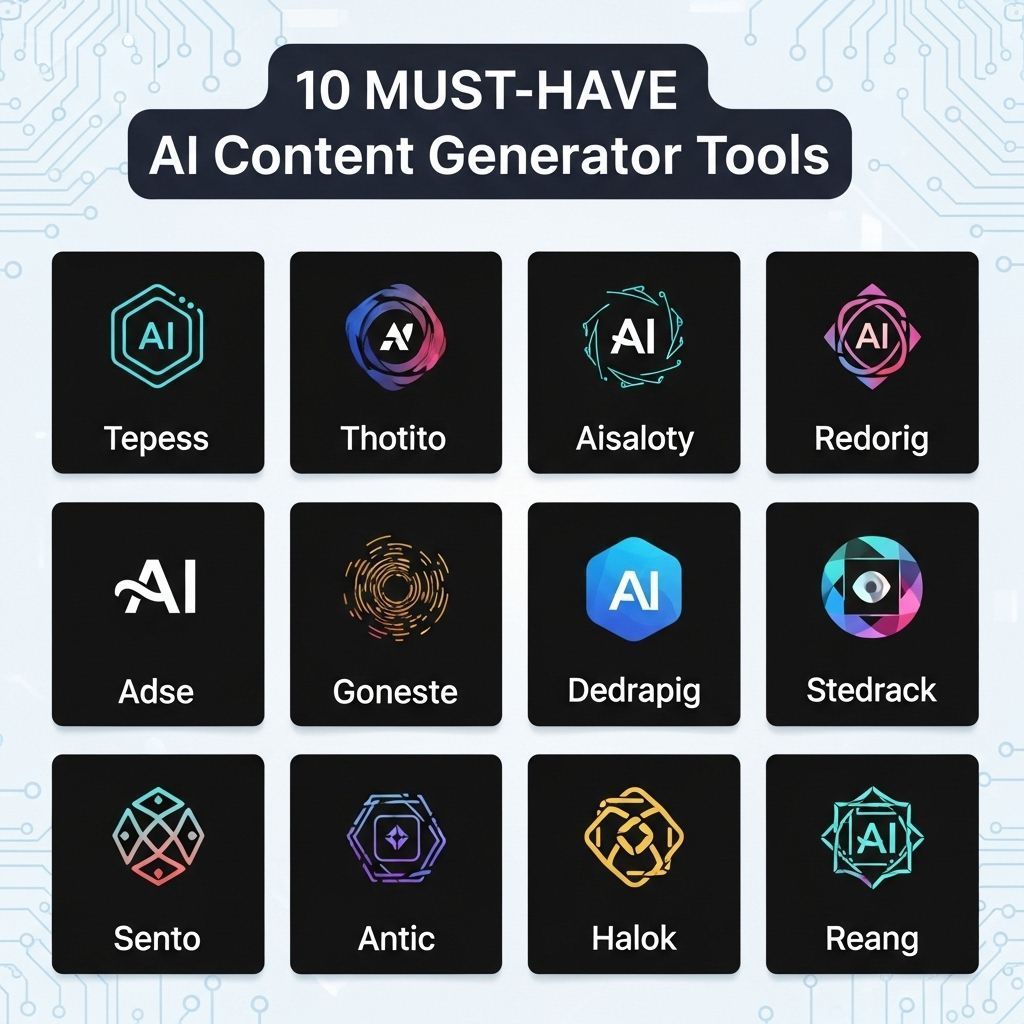 Top 10 AI Content Generators to Boost Your Strategy